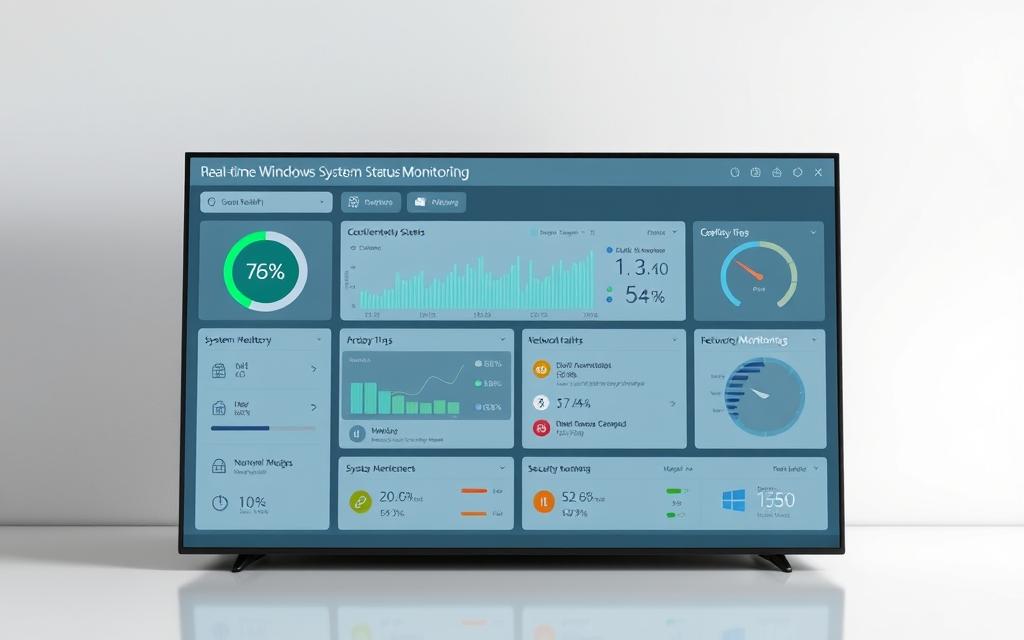 Windows system status monitoring