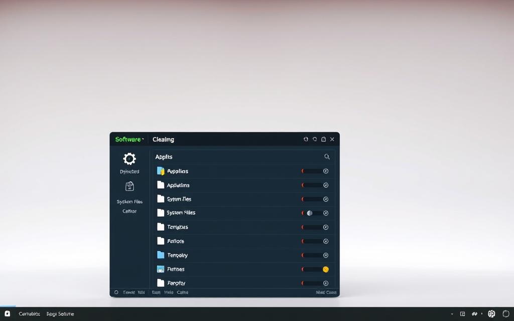 software cleanup interface
