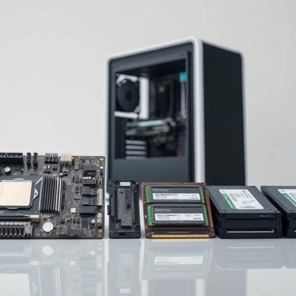 what are the four main components of a computer system