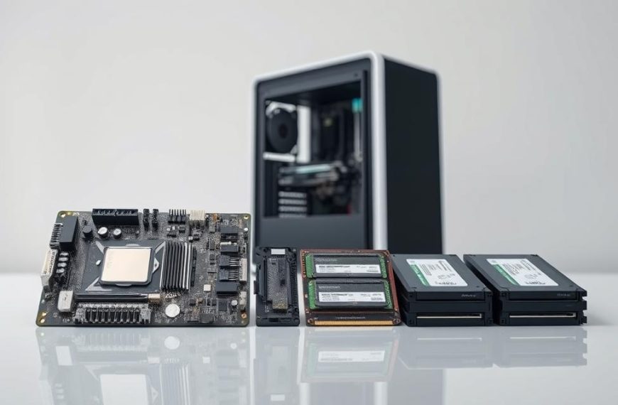 what are the four main components of a computer system